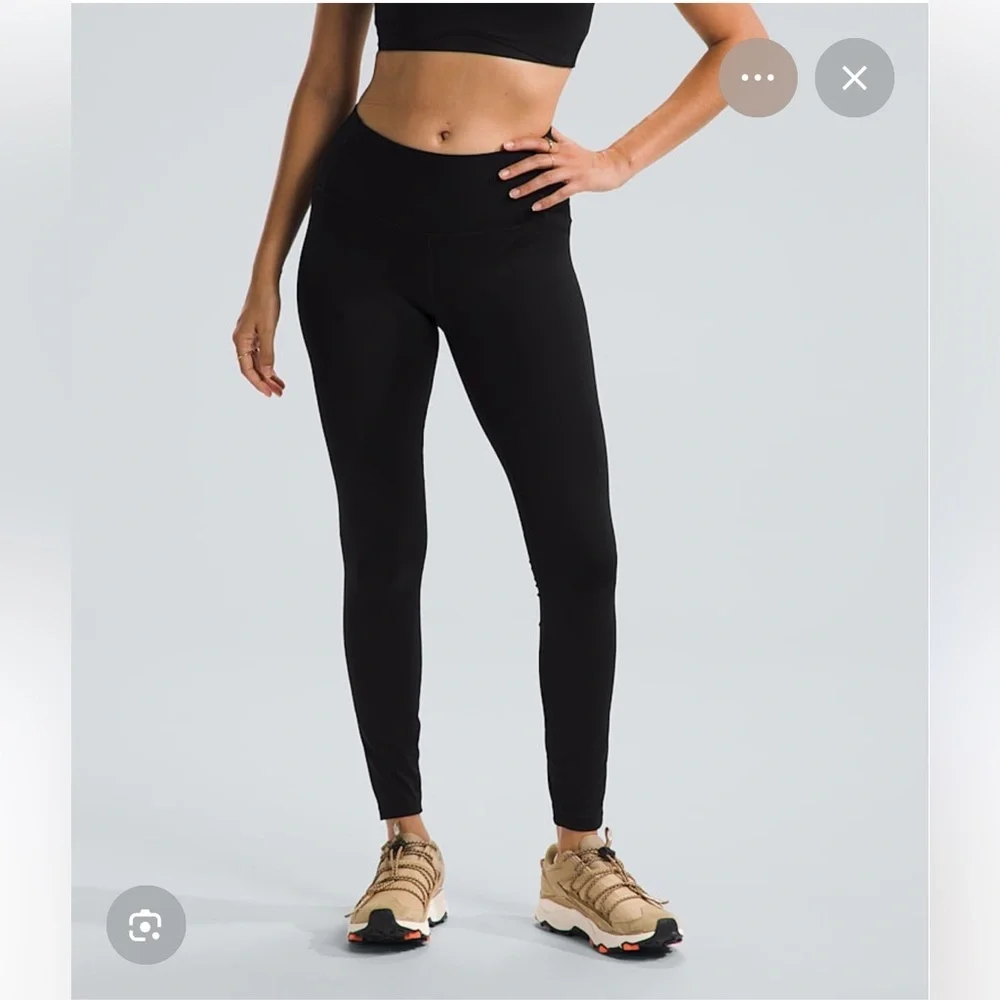 The North Face Hatha FlashDry Leggings Womens Large Black NF0A3SCQ Full length - Picture 17 of 17